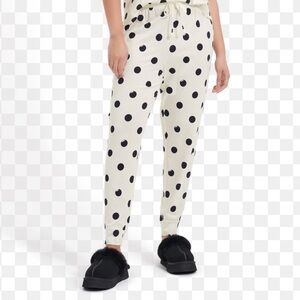 UGG Cream and Black Polka Dot jogger Pants